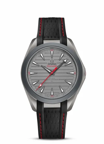 Omega Seamaster Aqua Terra 150M Master Chronometer 41 Ultra Light Titanium / Grey - Red / Rubber 220.92.41.21.06.001 (22092412106001)